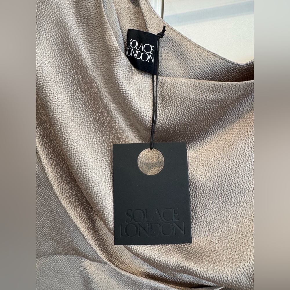 Solace London The Marcie Mini Dress in Pewter - Picture 10 of 10